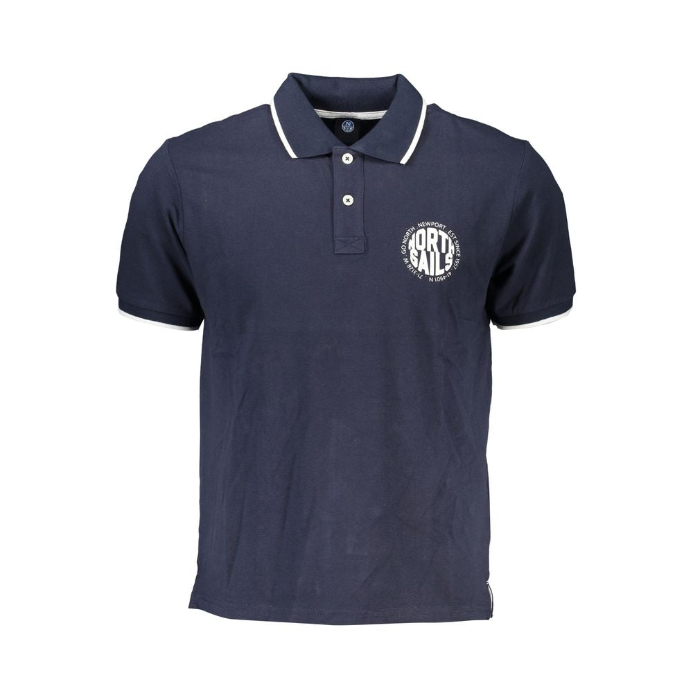 Blaues Poloshirt aus Baumwolle von North Sails