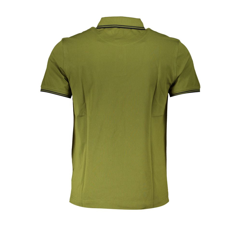 Harmont &amp; Blaine Poloshirt in Kontrastfarbe in Scharfgrün