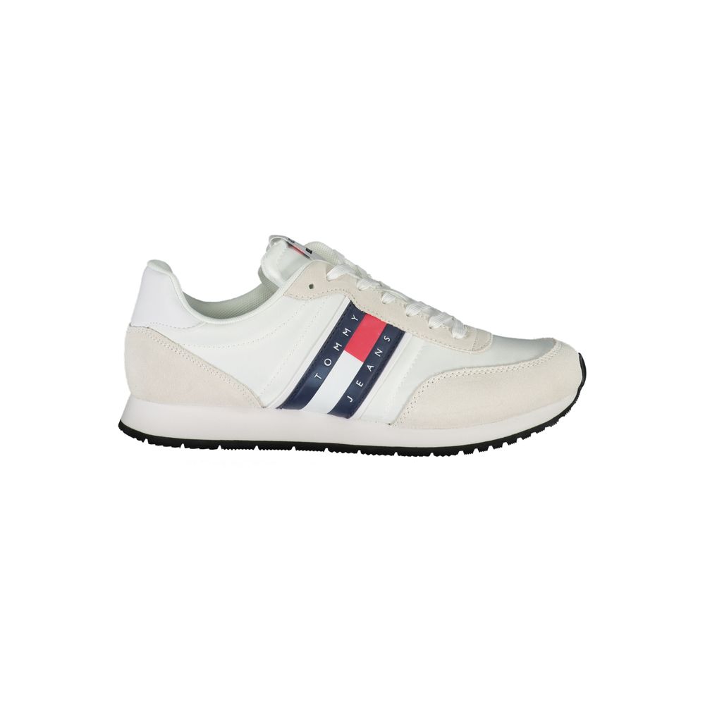 Baskets blanches élégantes Tommy Hilfiger avec détails contrastés