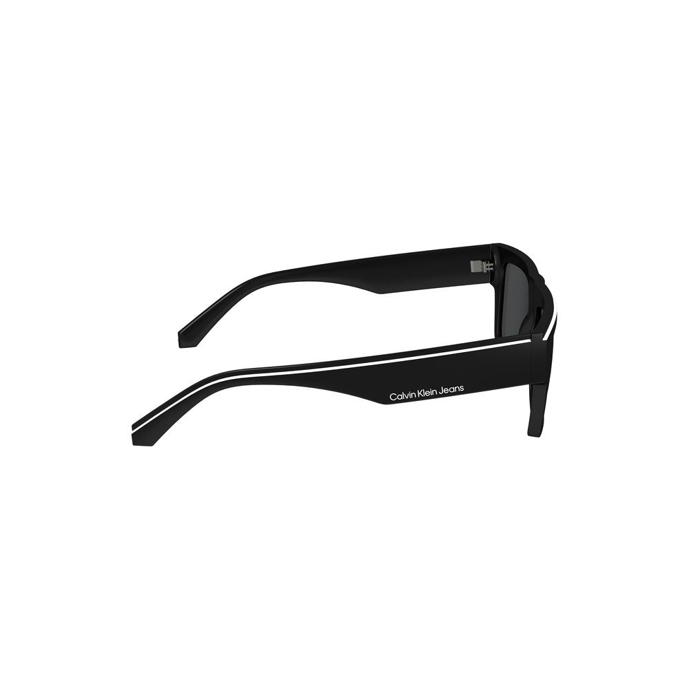Calvin Klein – Schwarze Sonnenbrille aus Kunststoff