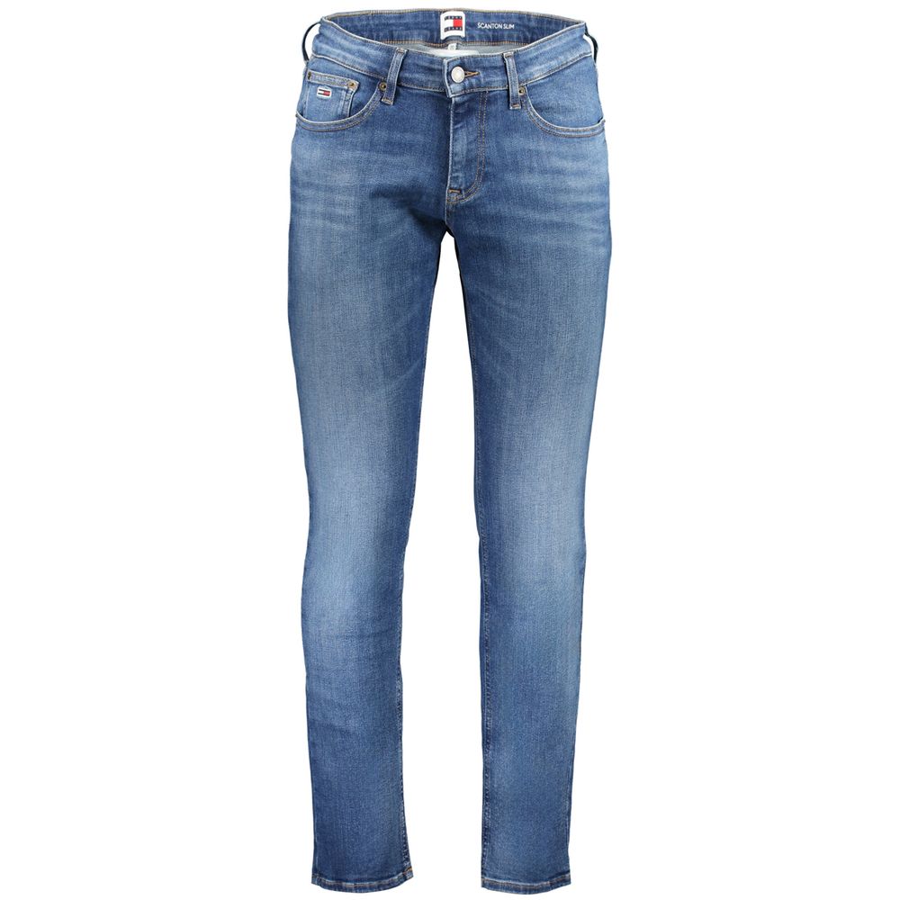 Jean et pantalon en coton bleu Tommy Hilfiger