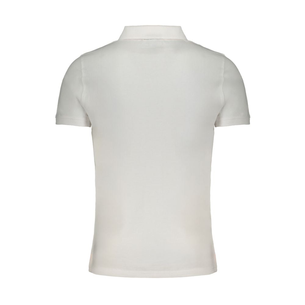 Norwegen 1963 Weißes Poloshirt aus Baumwolle