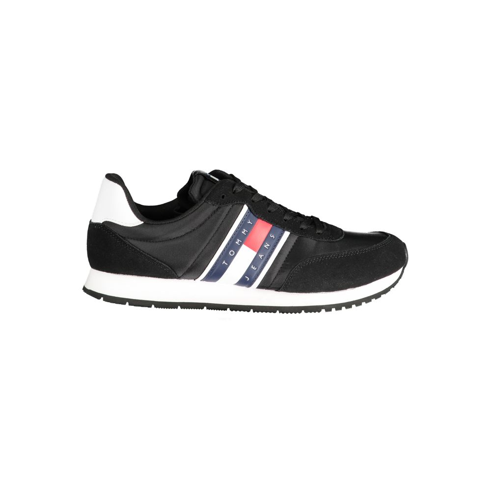 Baskets noires en polyester Tommy Hilfiger