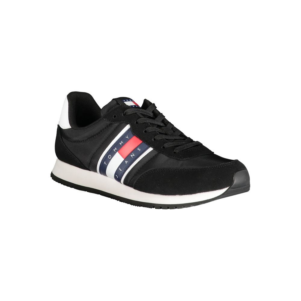 Baskets noires en polyester Tommy Hilfiger