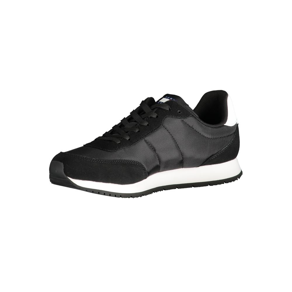 Baskets noires en polyester Tommy Hilfiger