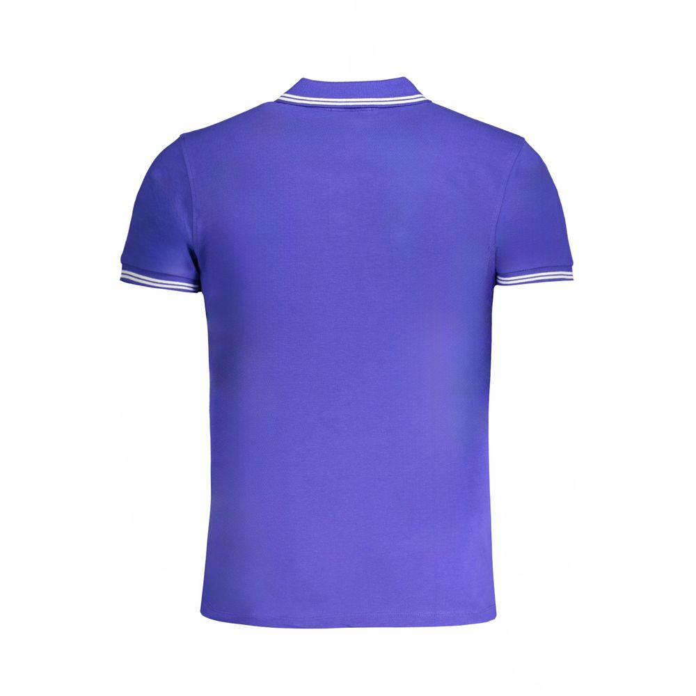 Cavalli Class Poloshirt aus Baumwolle, Blau