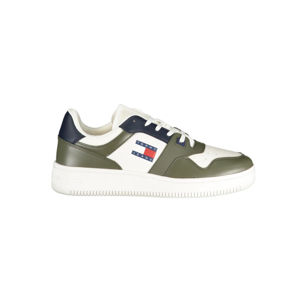 Baskets Tommy Hilfiger en cuir vert pour homme