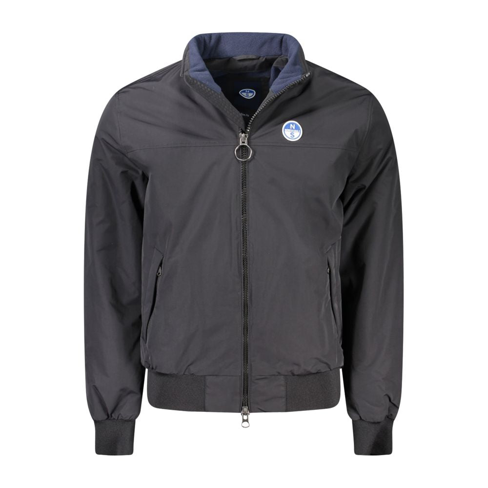 North Sails Schwarze Polyamid-Herrenjacke