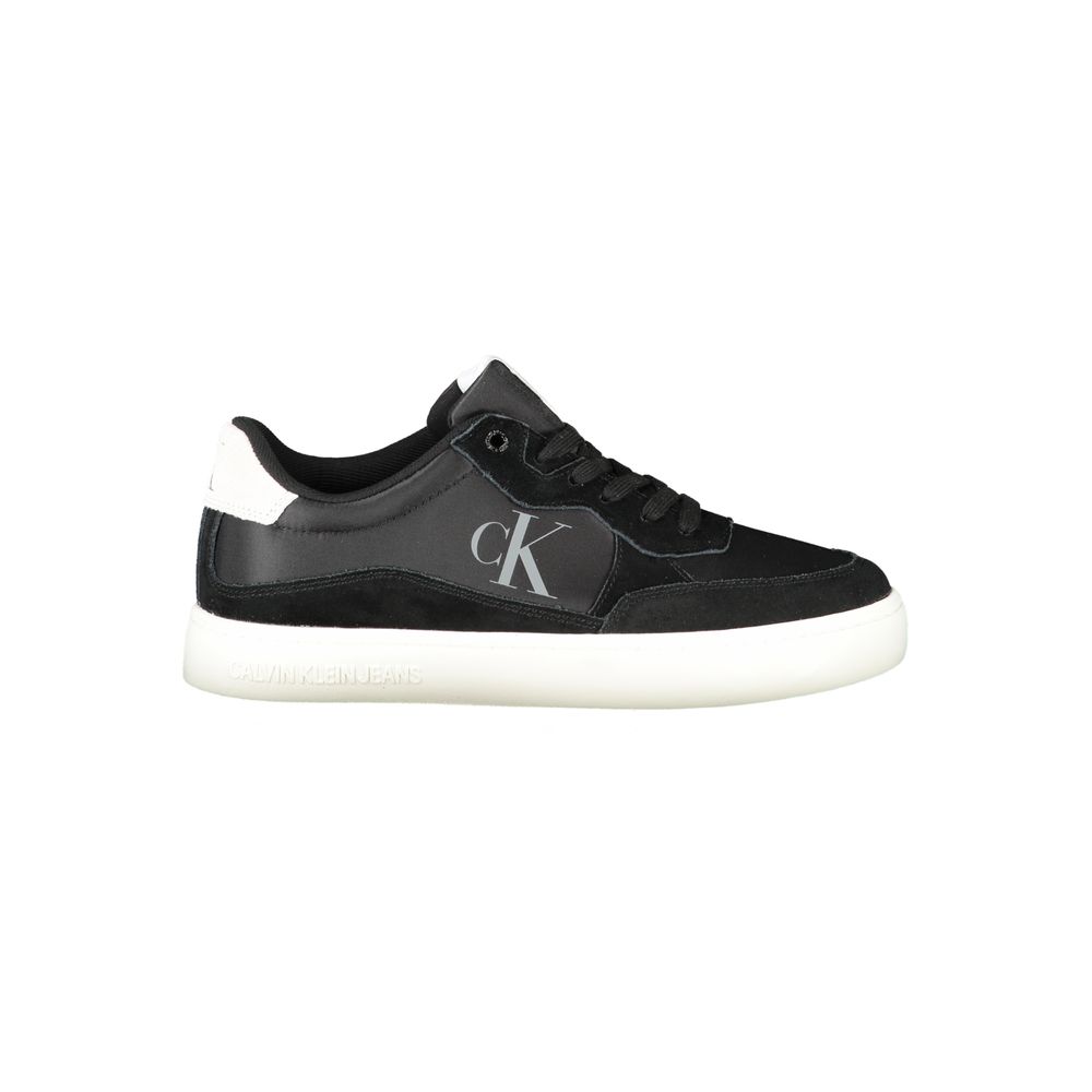 Baskets Calvin Klein noires en polyester pour homme