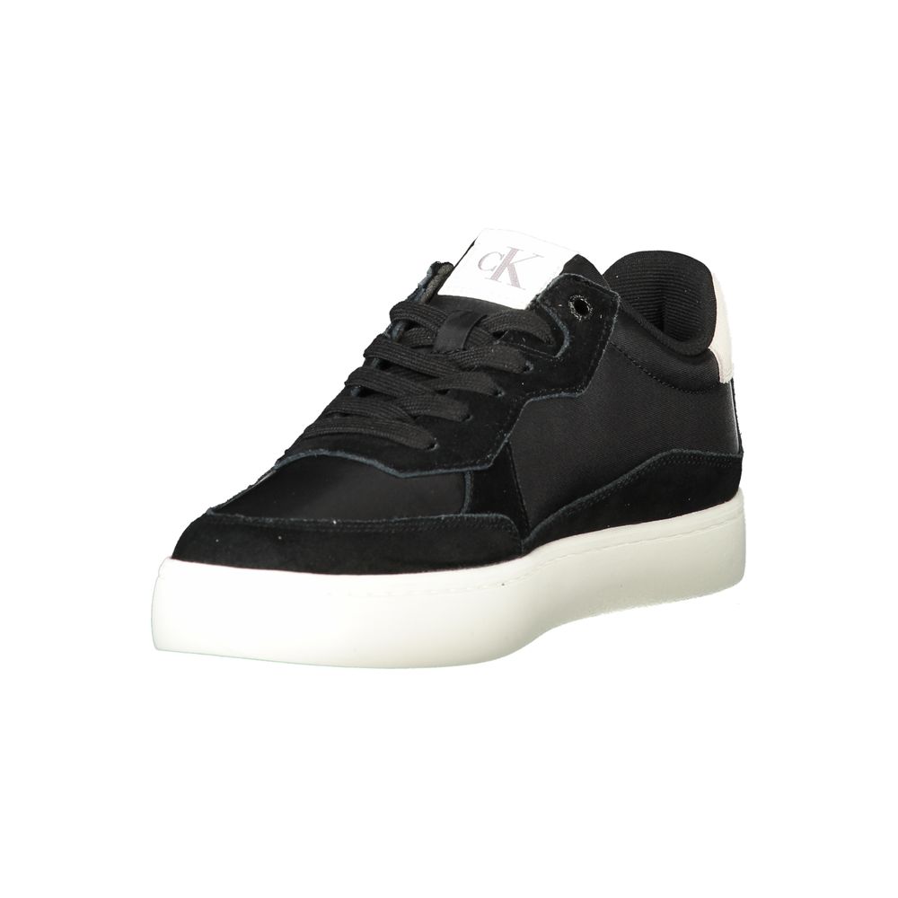 Baskets Calvin Klein noires en polyester pour homme