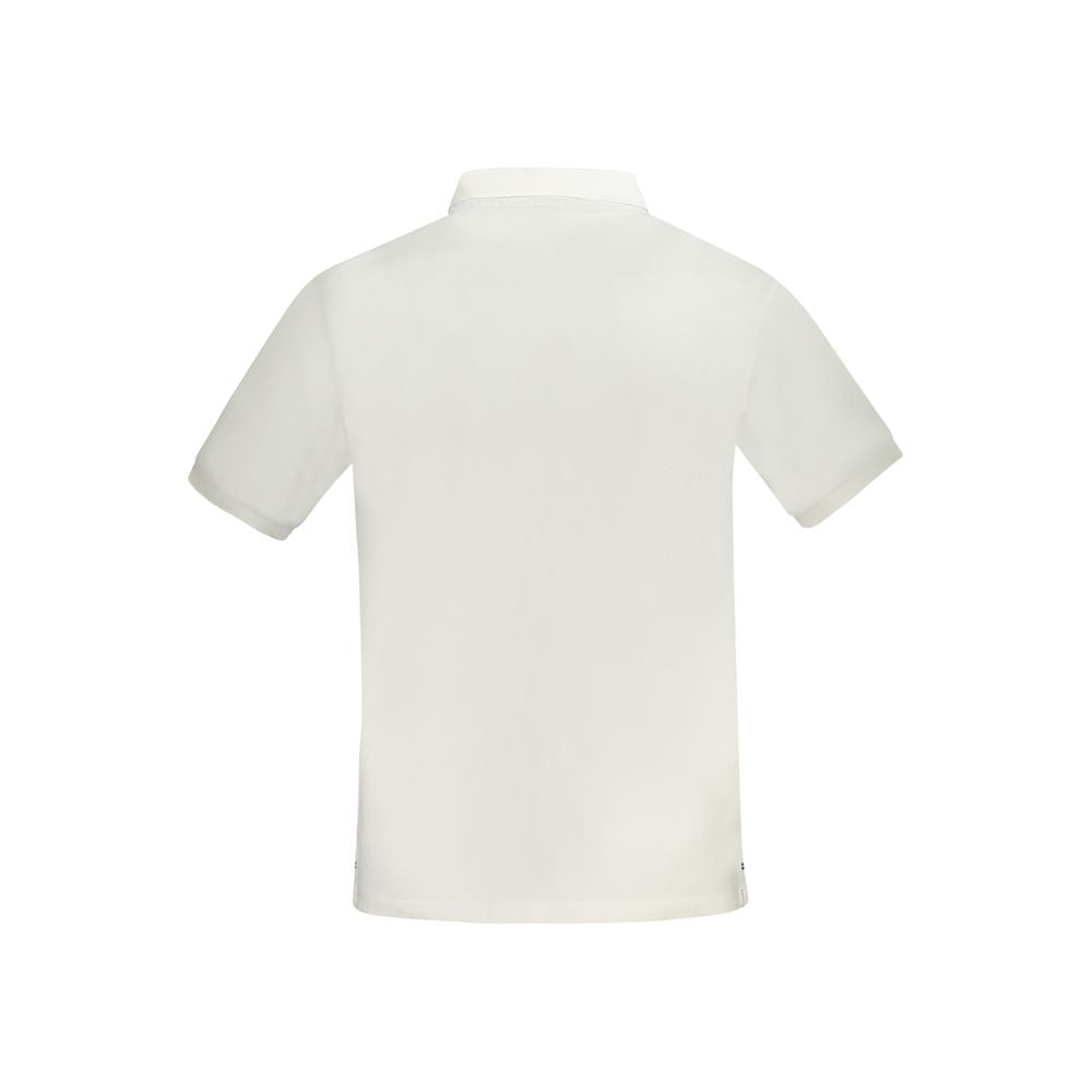 North Sails Herren-Poloshirt aus weißer Baumwolle