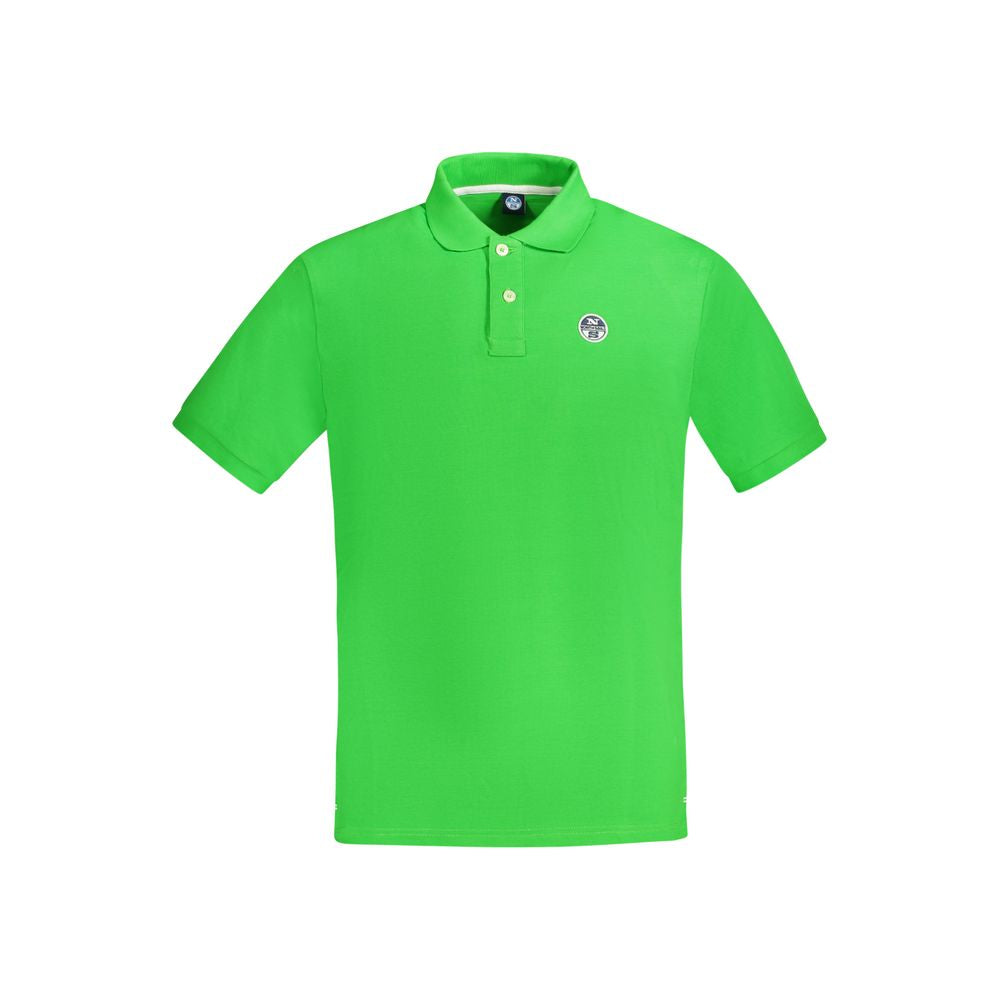 North Sails Herren Poloshirt aus grüner Baumwolle