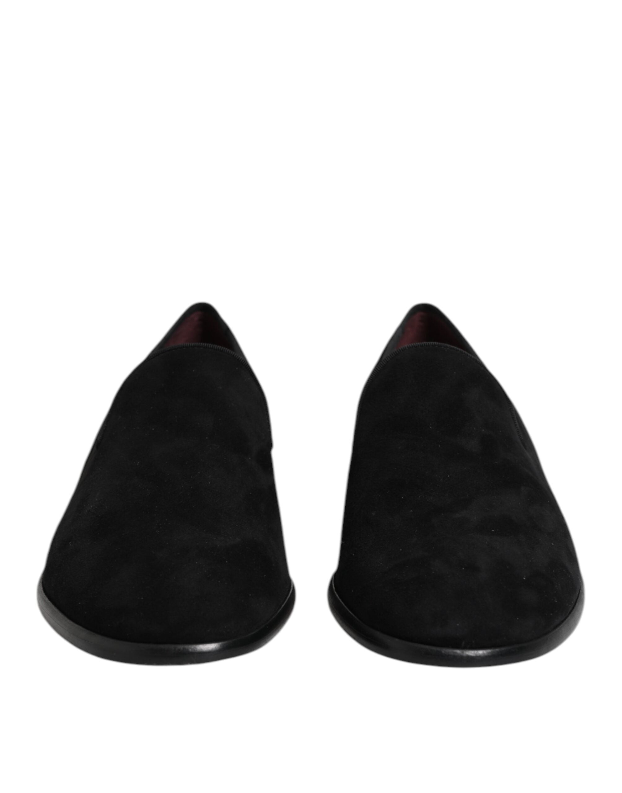 Mocassins à enfiler en daim noir Dolce &amp; Gabbana Chaussures habillées