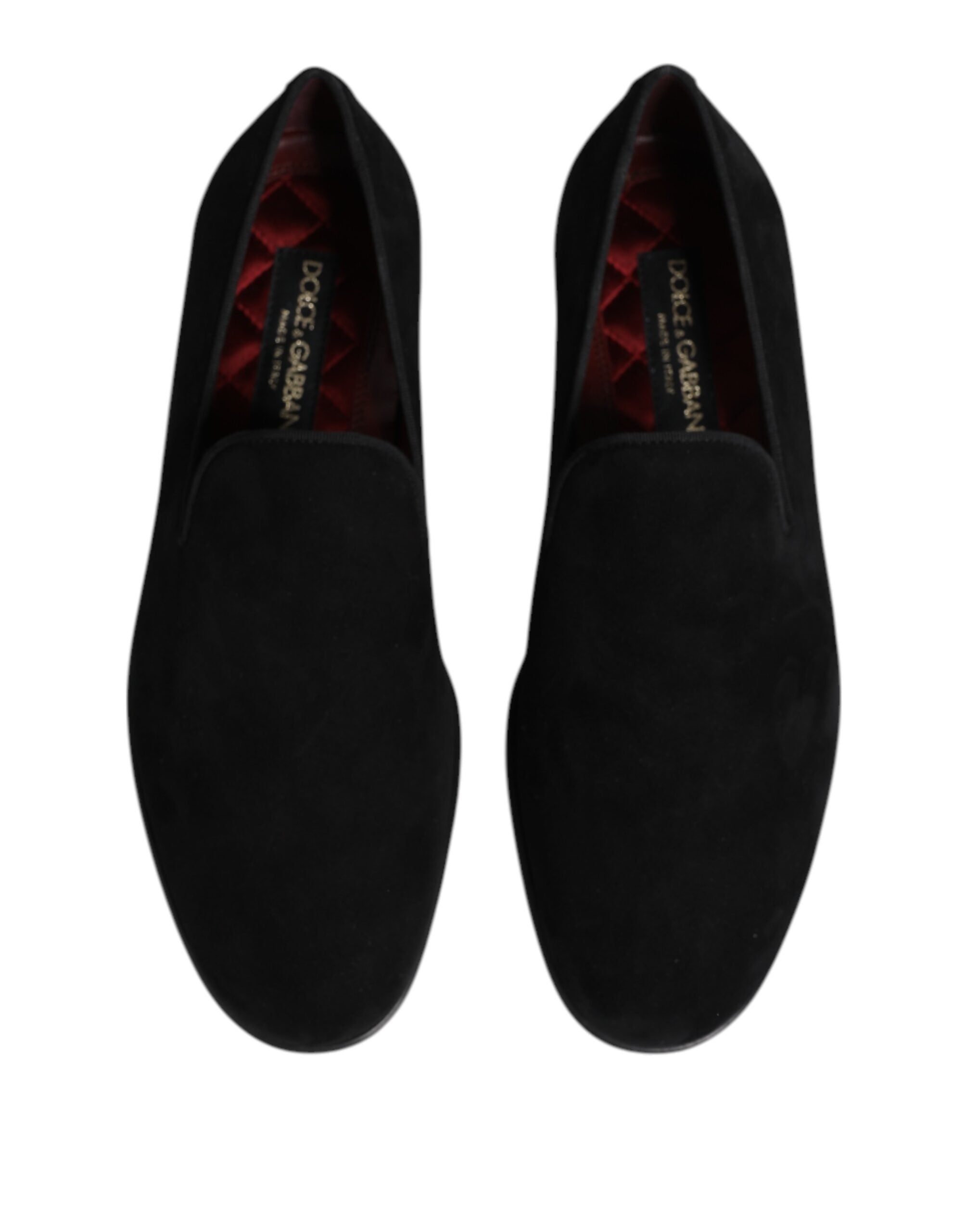 Mocassins à enfiler en daim noir Dolce &amp; Gabbana Chaussures habillées