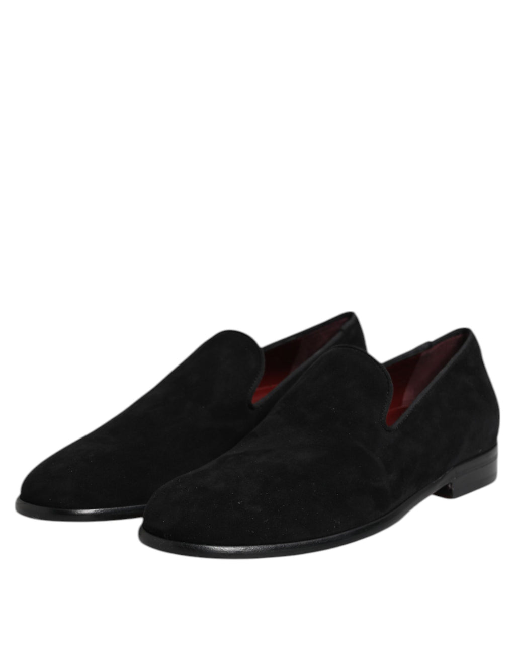 Mocassins à enfiler en daim noir Dolce &amp; Gabbana Chaussures habillées