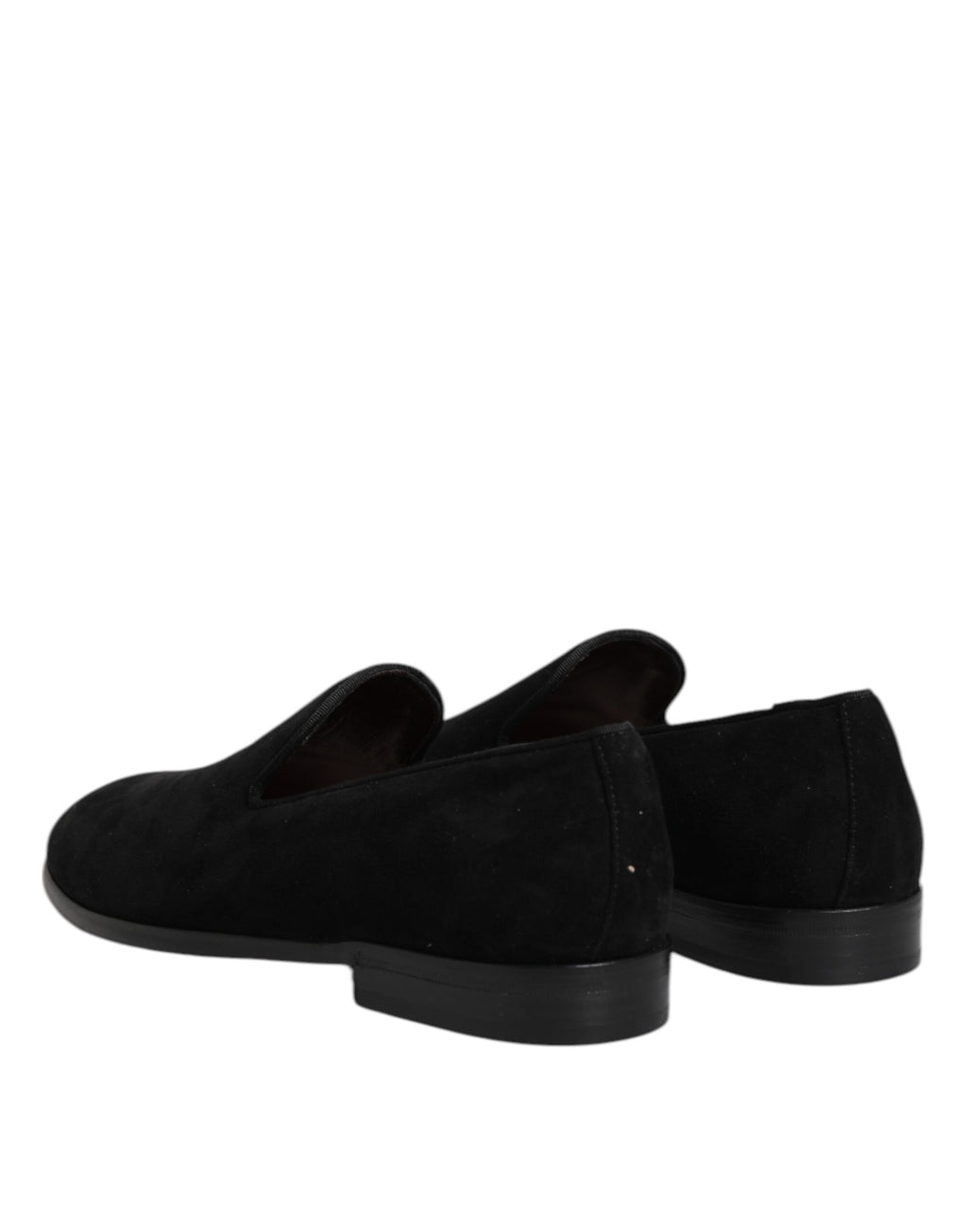 Mocassins à enfiler en daim noir Dolce &amp; Gabbana Chaussures habillées