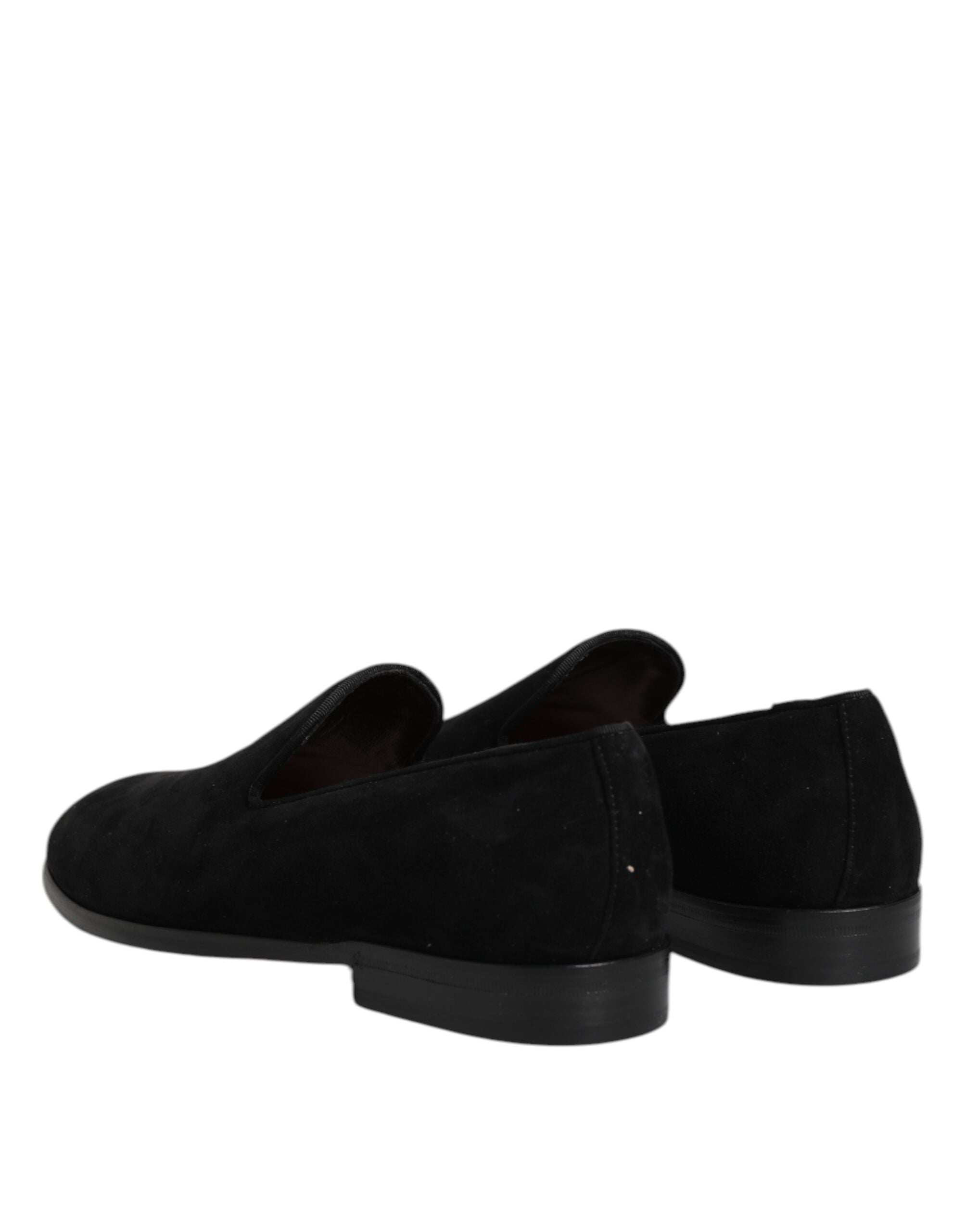 Mocassins à enfiler en daim noir Dolce &amp; Gabbana Chaussures habillées