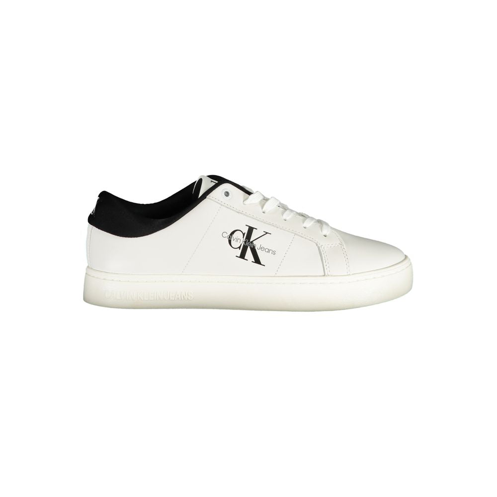 Baskets Calvin Klein en polyester blanc