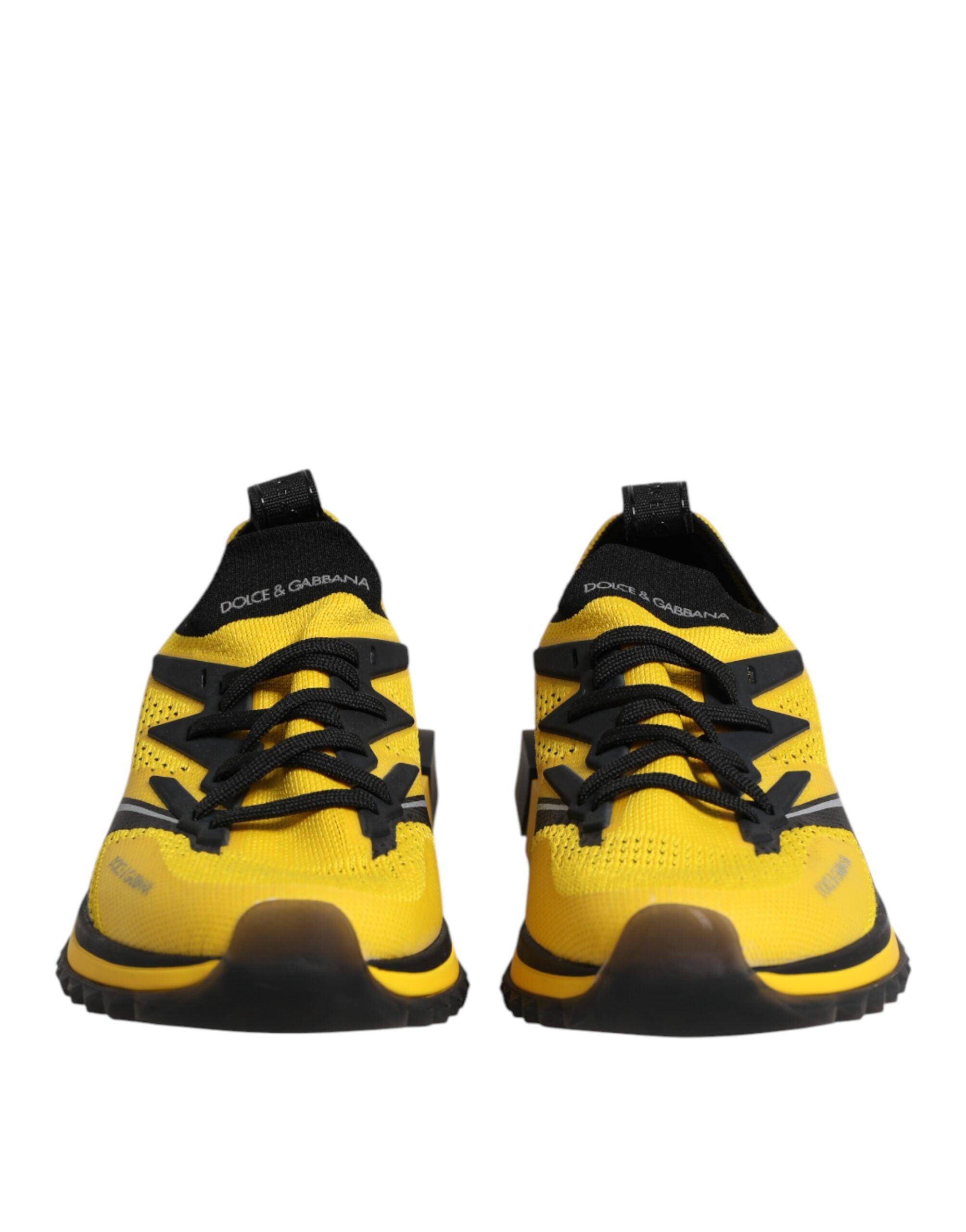Baskets de sport extensibles jaunes Dolce &amp; Gabbana SORRENTO