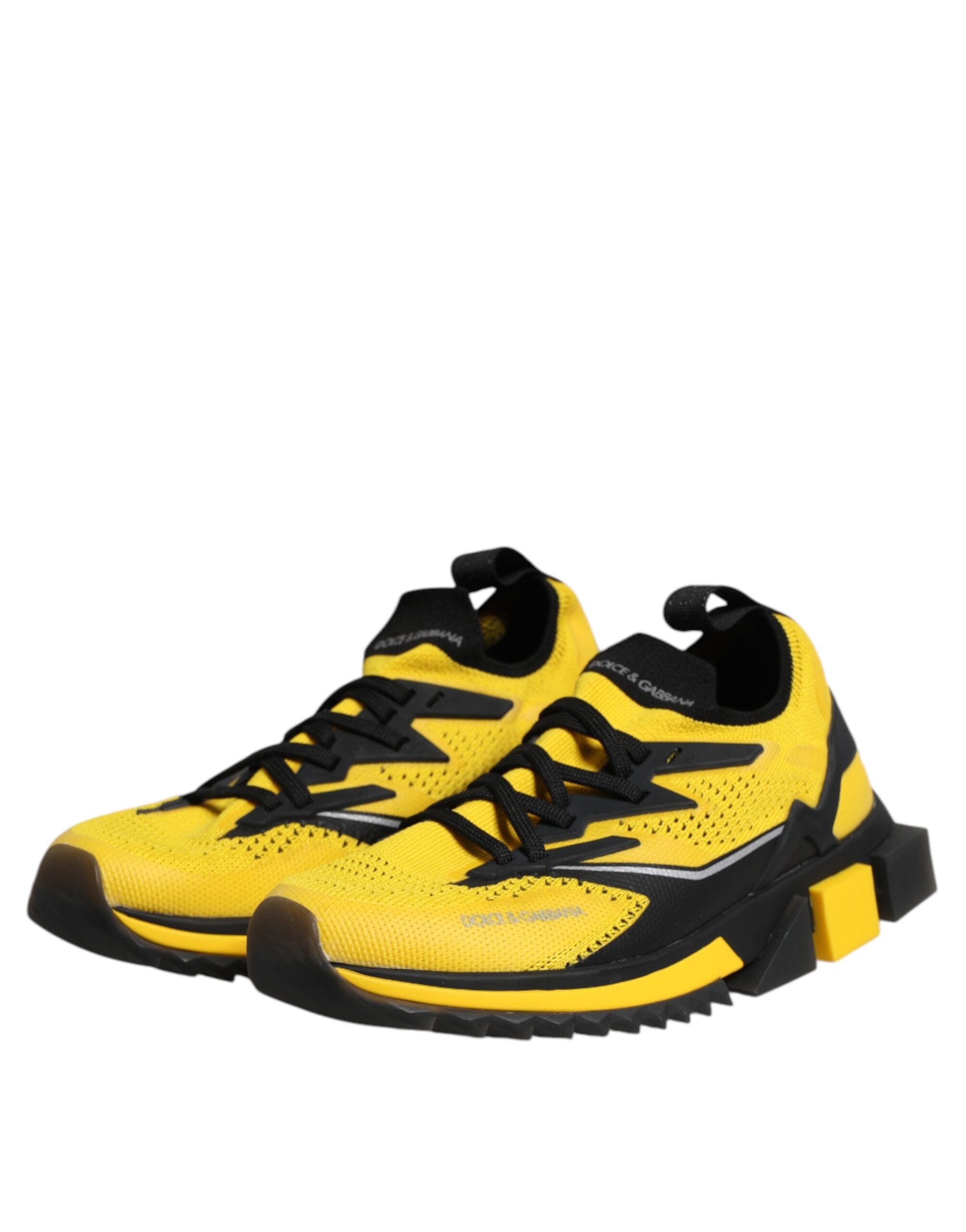 Baskets de sport extensibles jaunes Dolce &amp; Gabbana SORRENTO