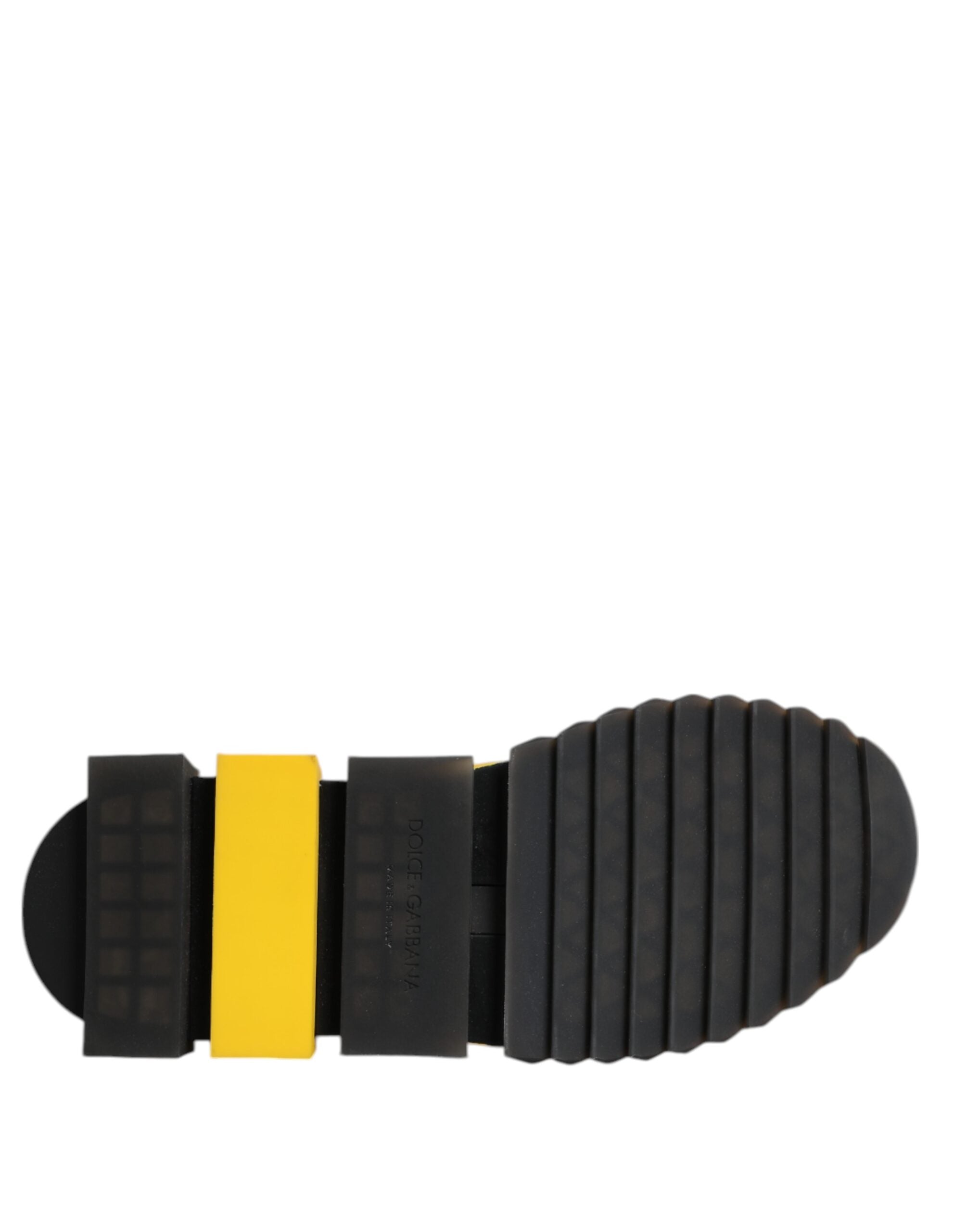 Baskets de sport extensibles jaunes Dolce &amp; Gabbana SORRENTO