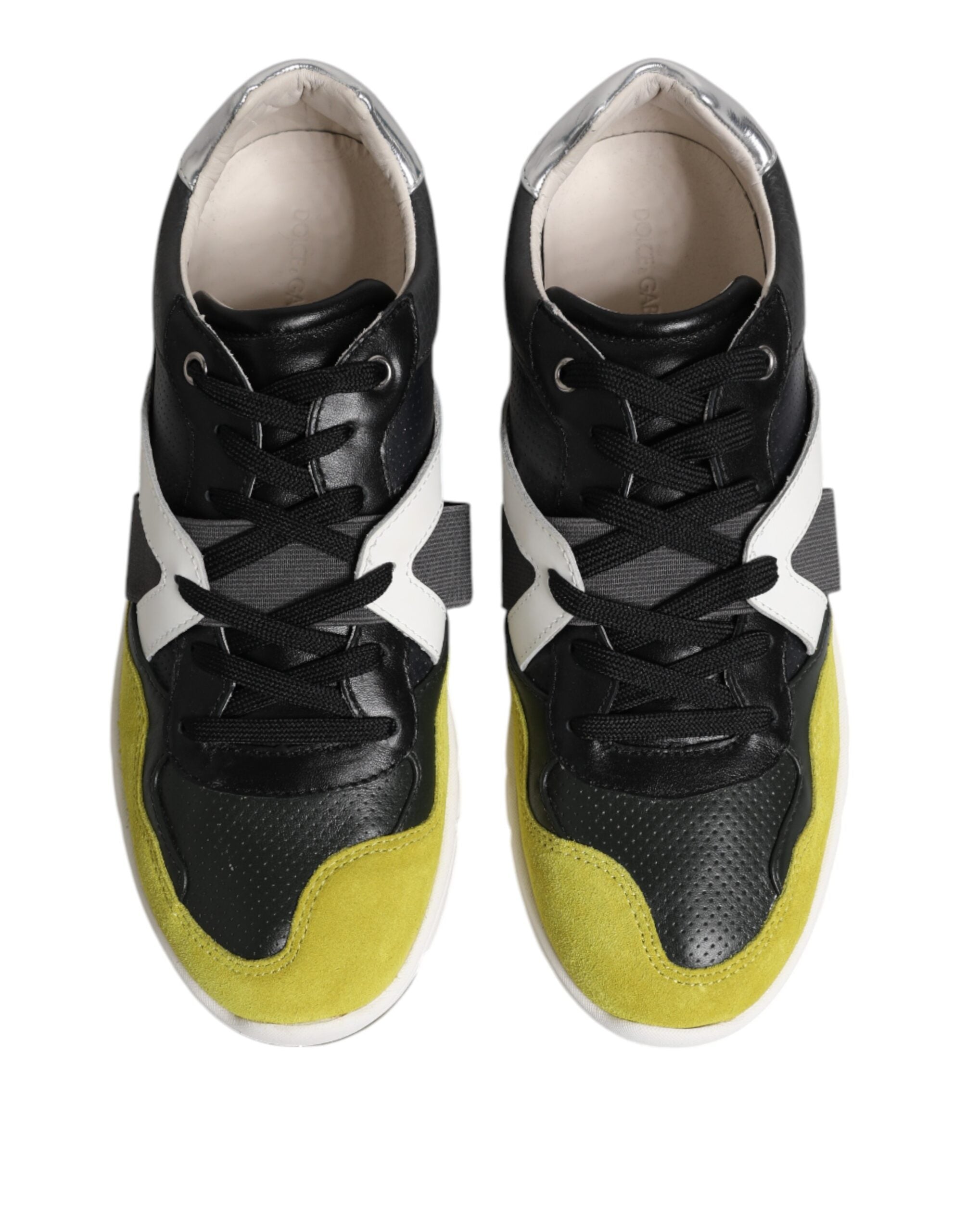 Baskets basses à lacets multicolores Dolce &amp; Gabbana pour homme