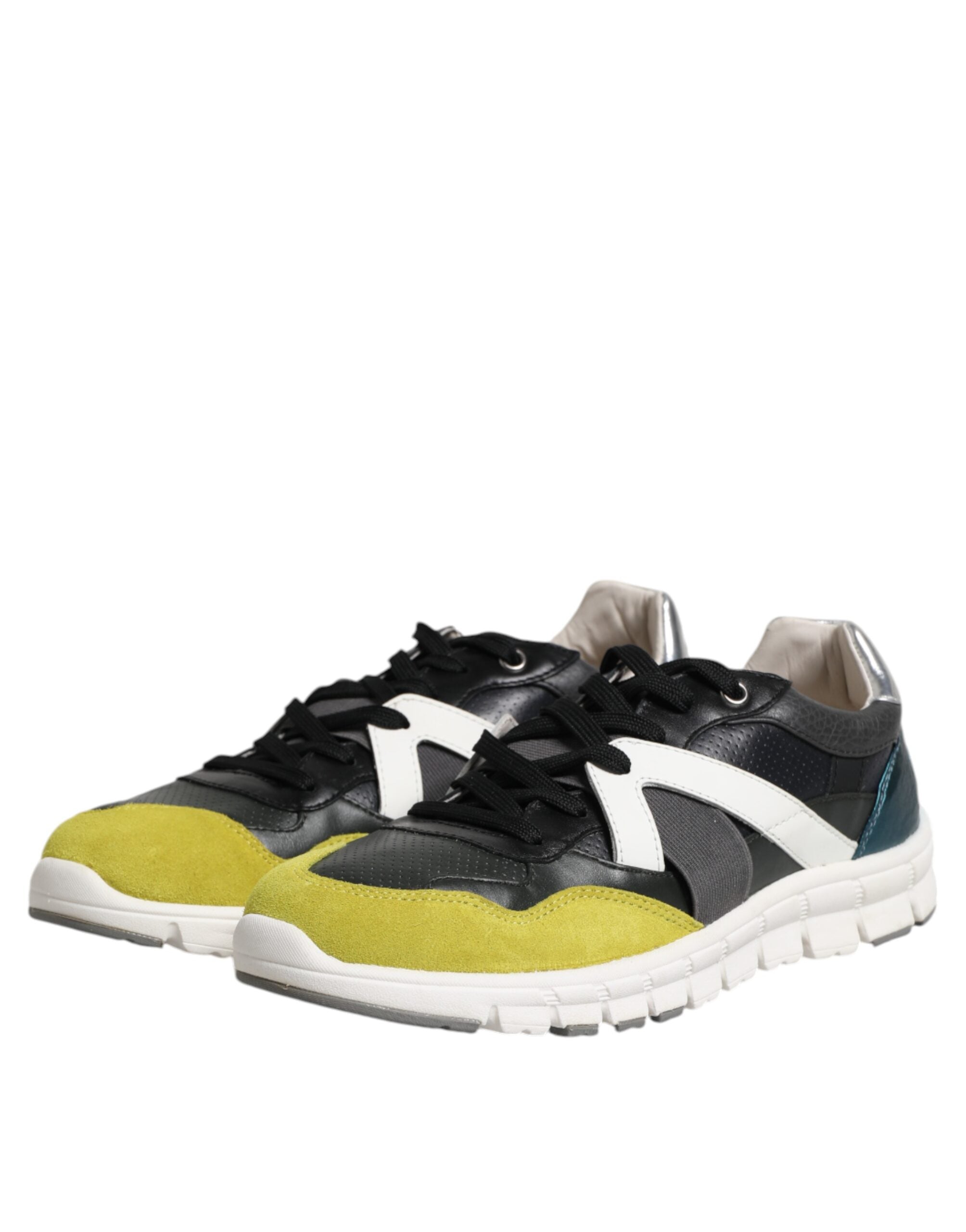 Baskets basses à lacets multicolores Dolce &amp; Gabbana pour homme