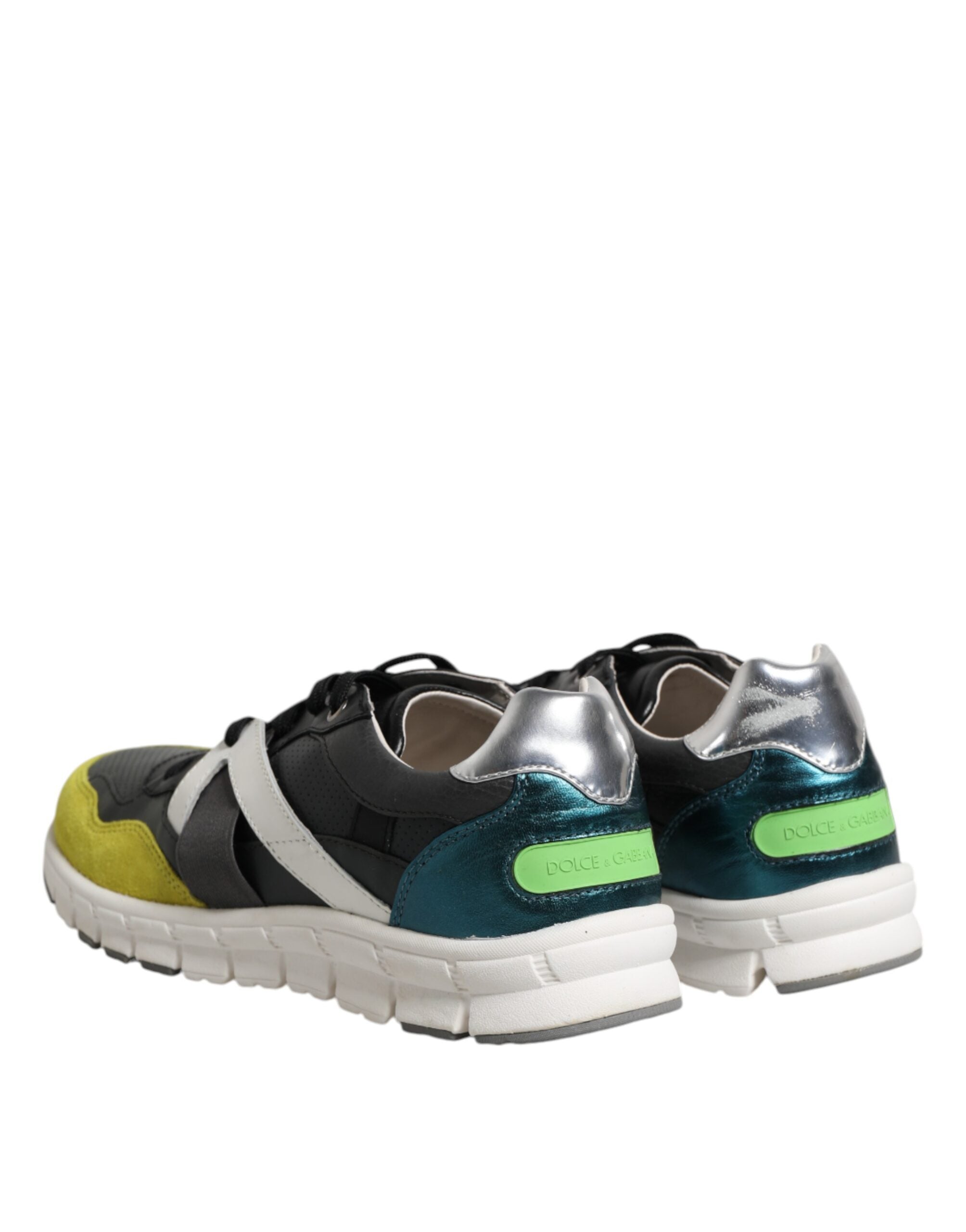 Baskets basses à lacets multicolores Dolce &amp; Gabbana pour homme