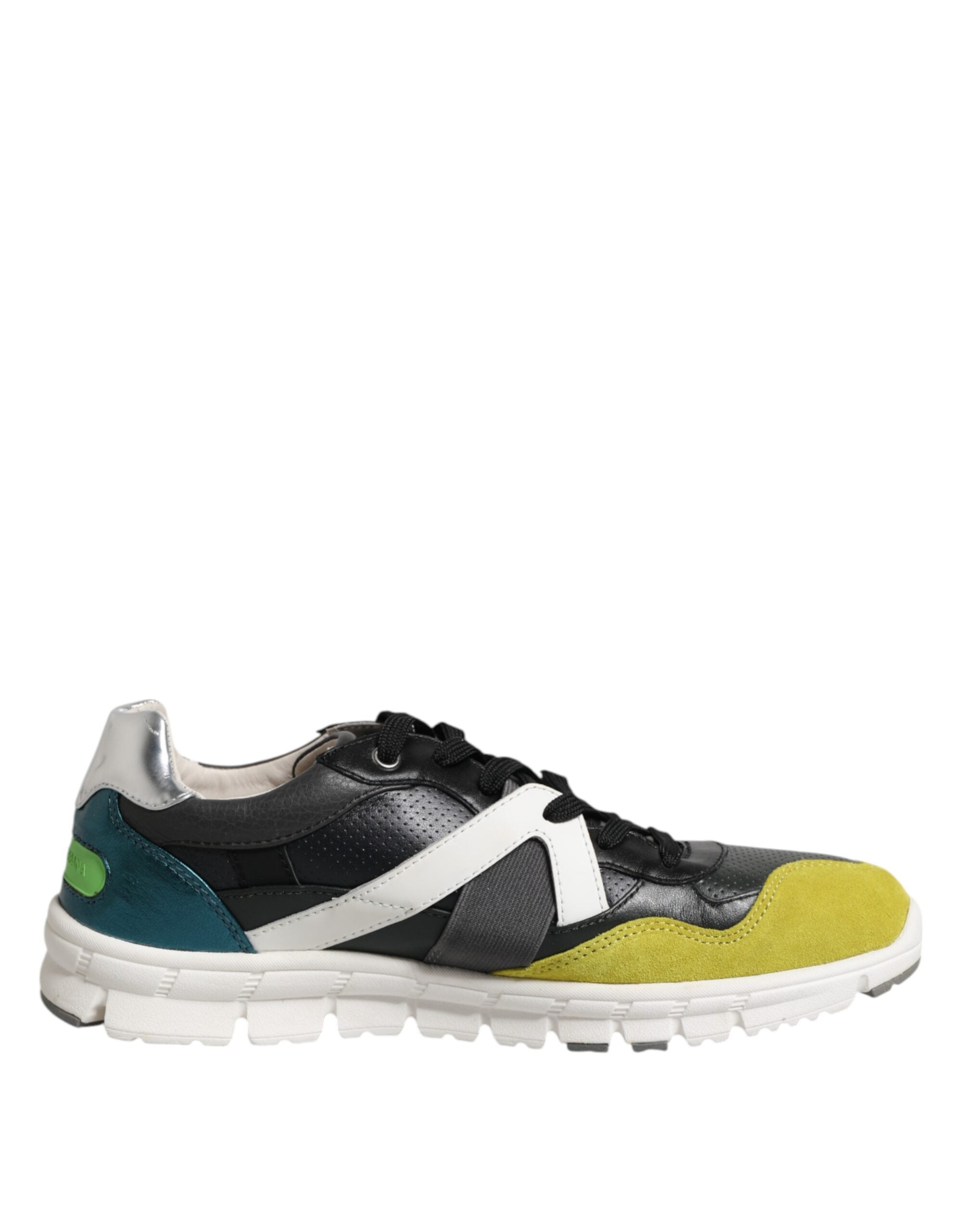 Baskets basses à lacets multicolores Dolce &amp; Gabbana pour homme