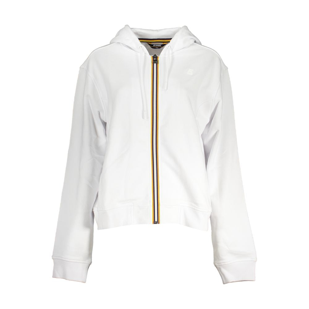 K-WAY Weißer Baumwollpullover