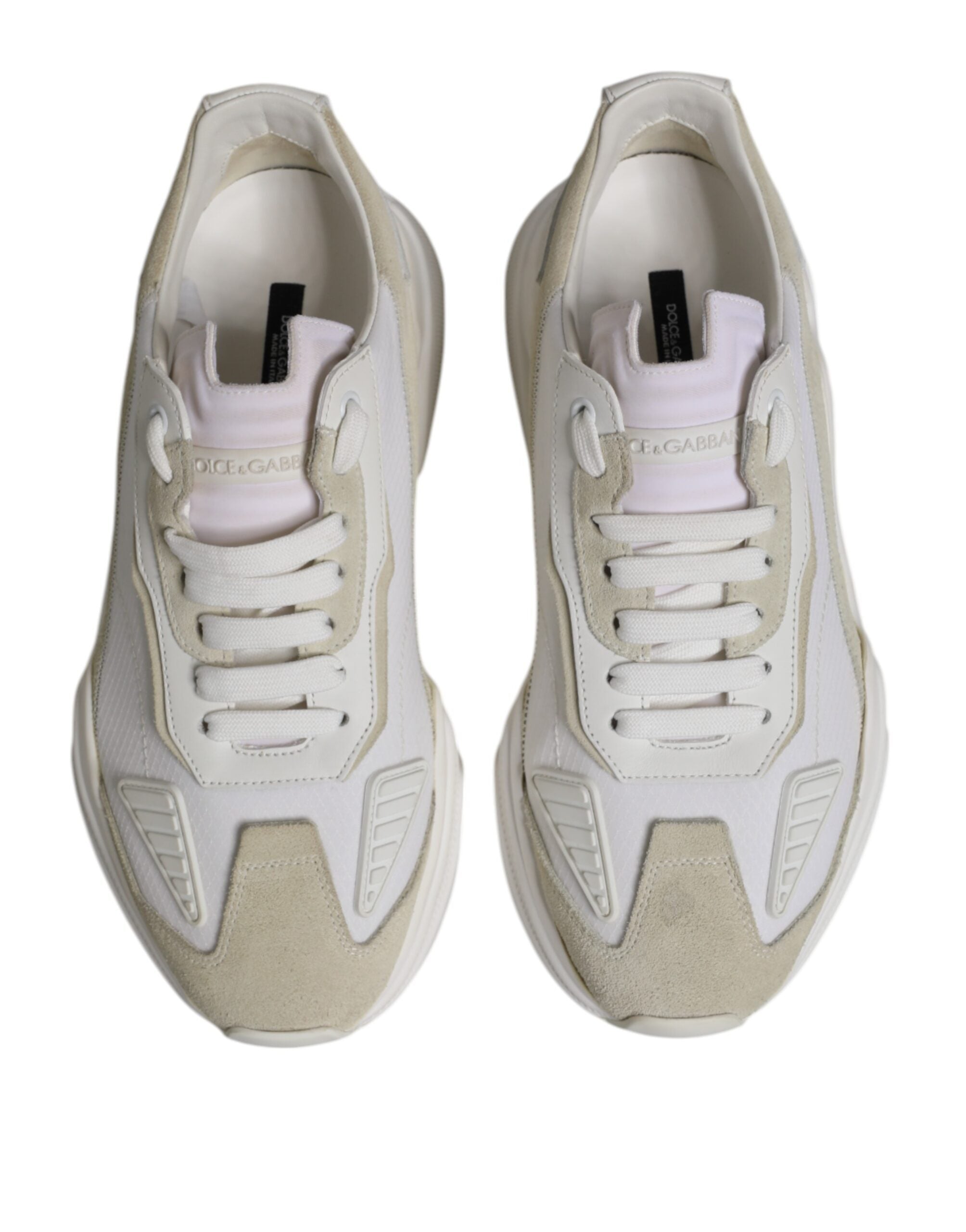 Baskets basses blanches Daymaster pour homme Dolce &amp; Gabbana