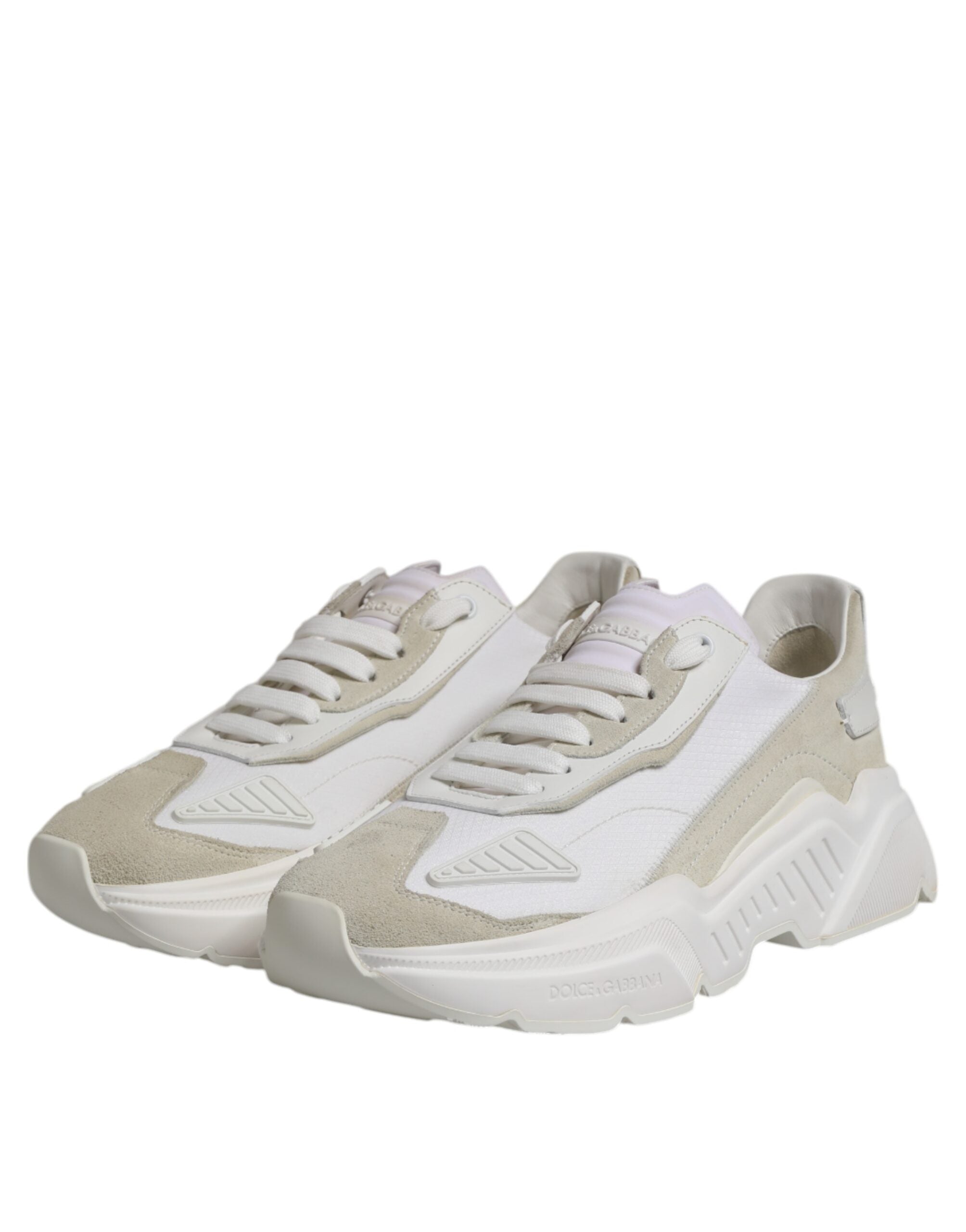 Baskets basses blanches Daymaster pour homme Dolce &amp; Gabbana