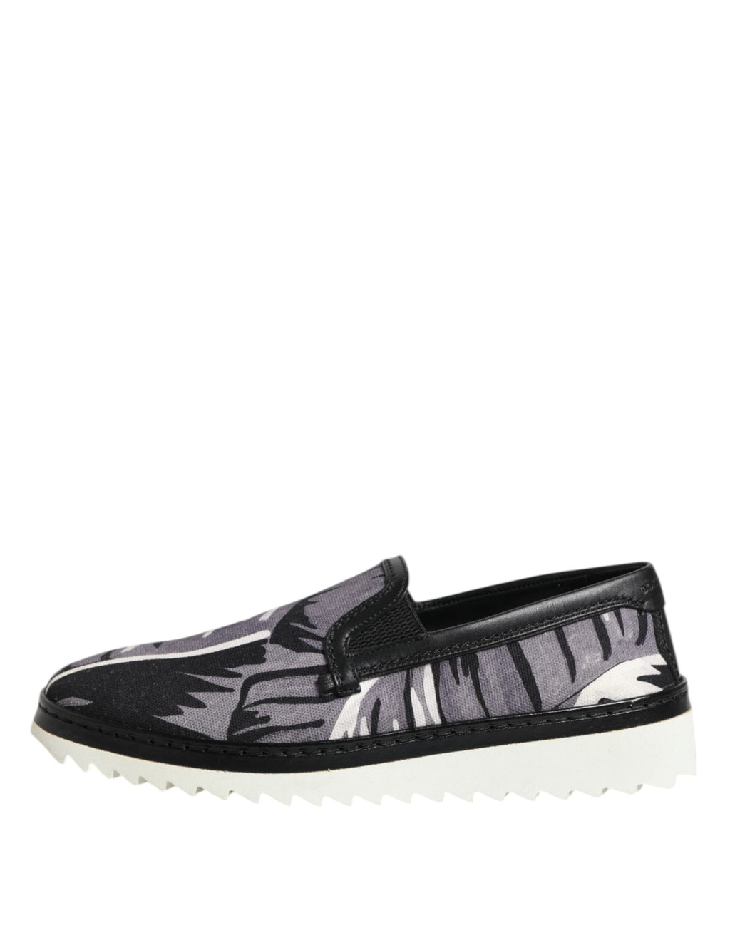 Baskets noires tropicales à enfiler pour homme Dolce &amp; Gabbana