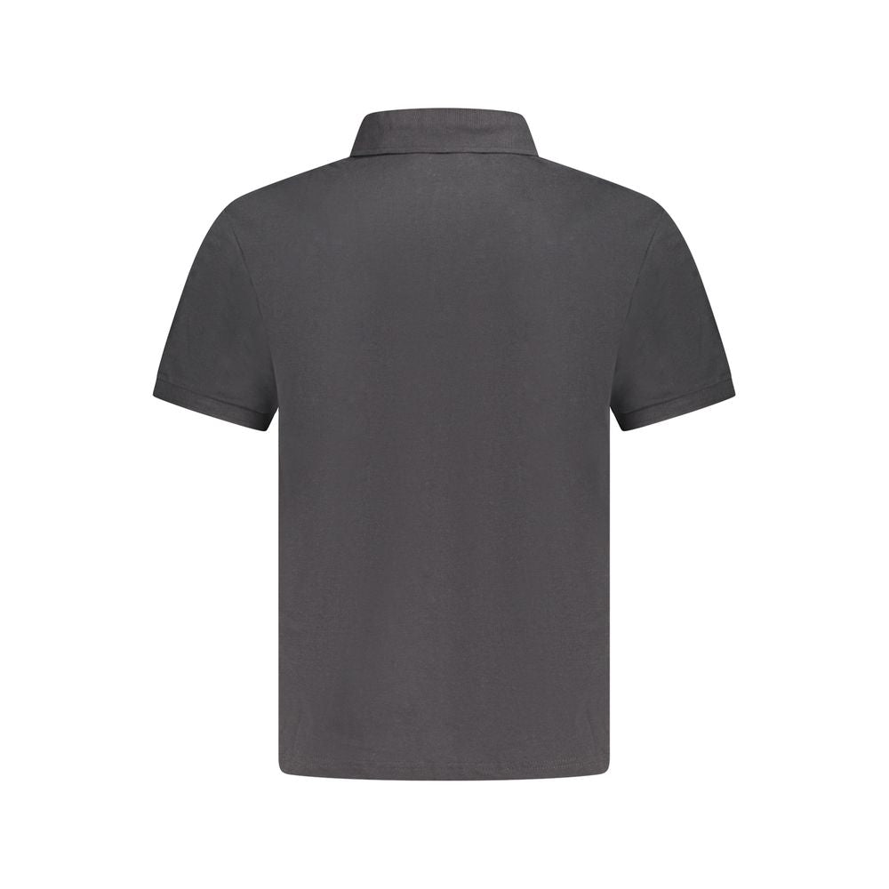 North Sails Herren Poloshirt aus schwarzer Baumwolle