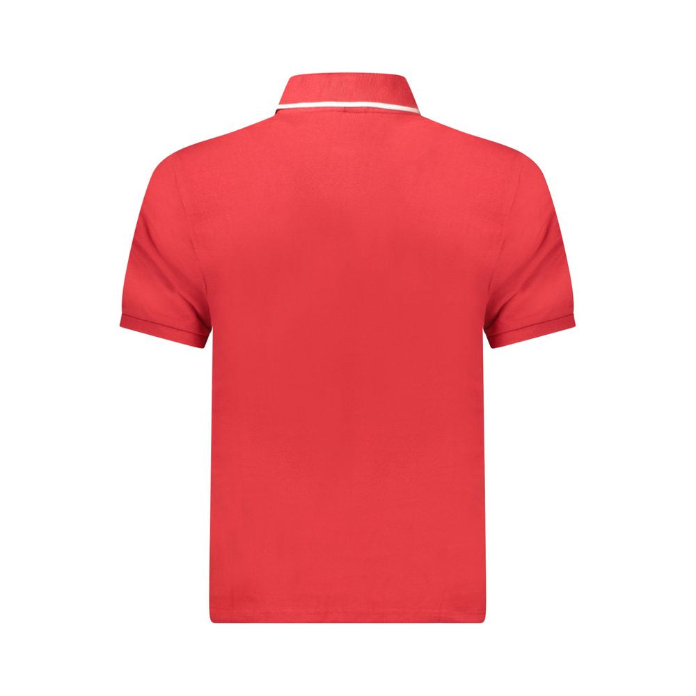 North Sails Herren Poloshirt aus roter Baumwolle