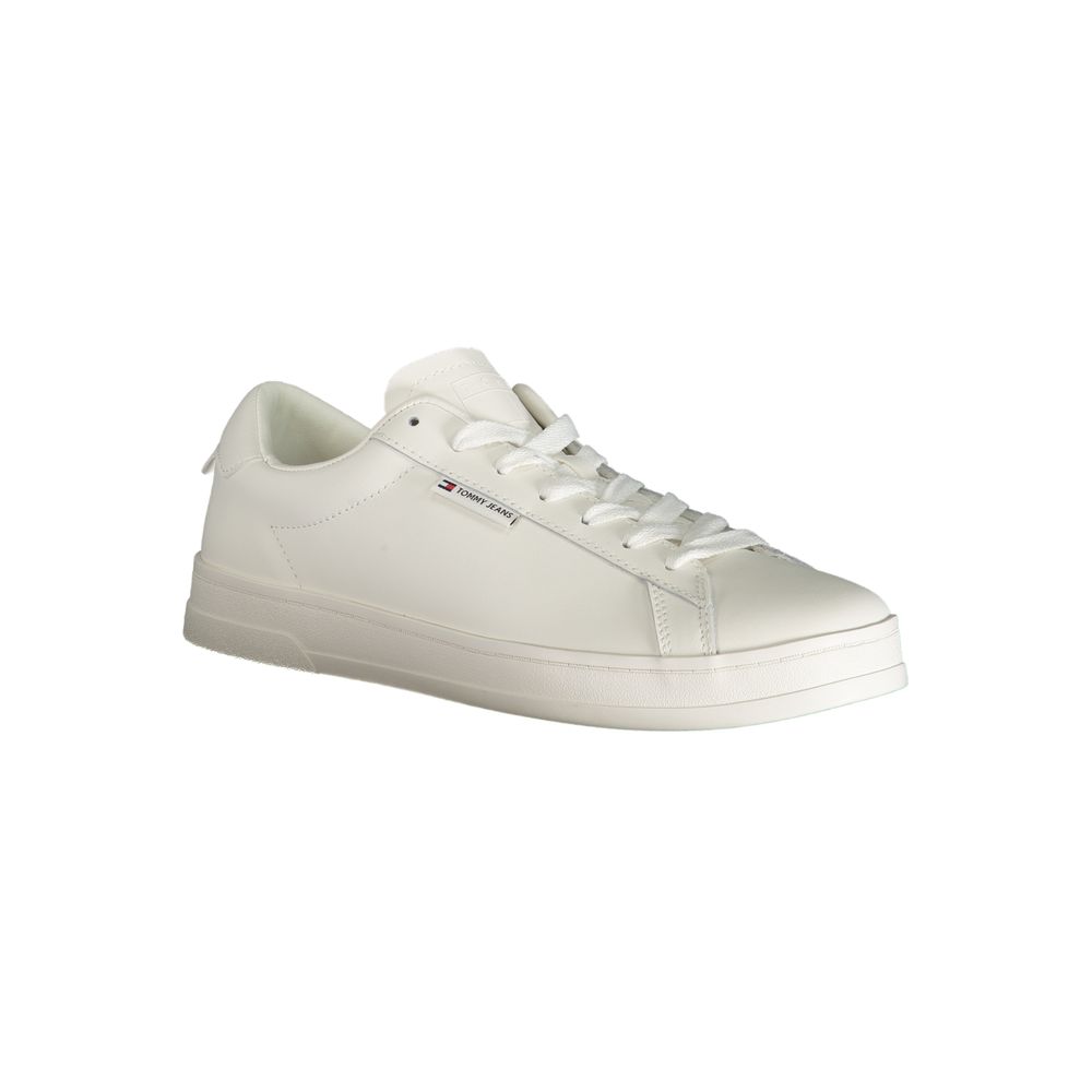 Baskets blanches en polyester Tommy Hilfiger