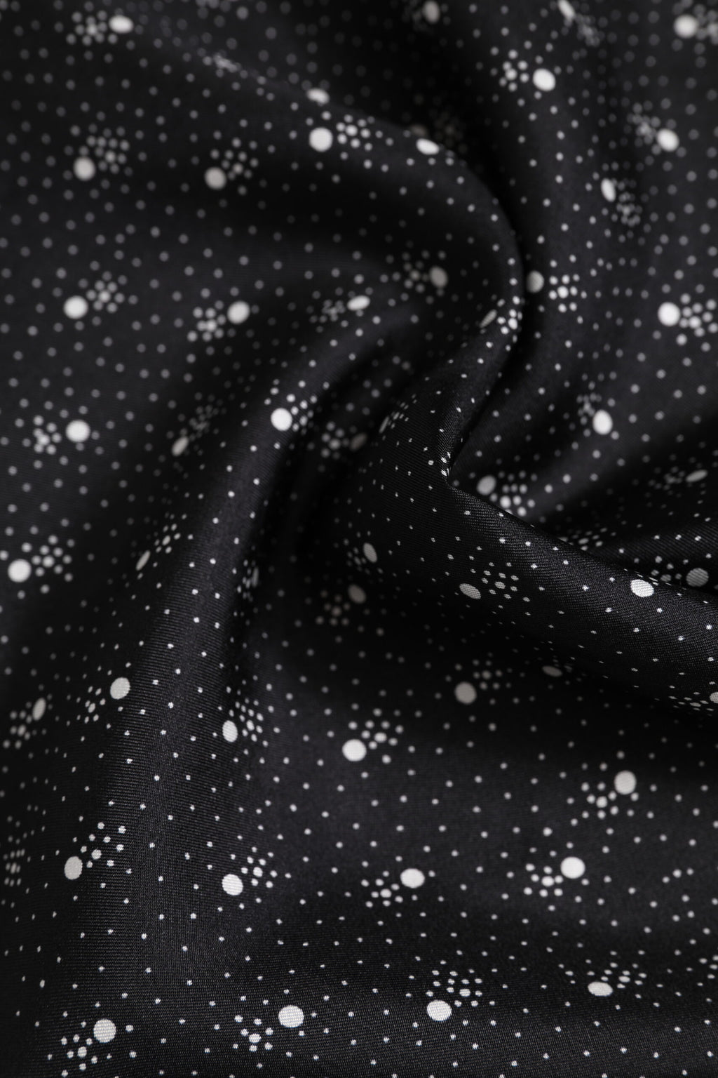 Foulard carré imprimé noir et blanc Dolce &amp; Gabbana pour homme