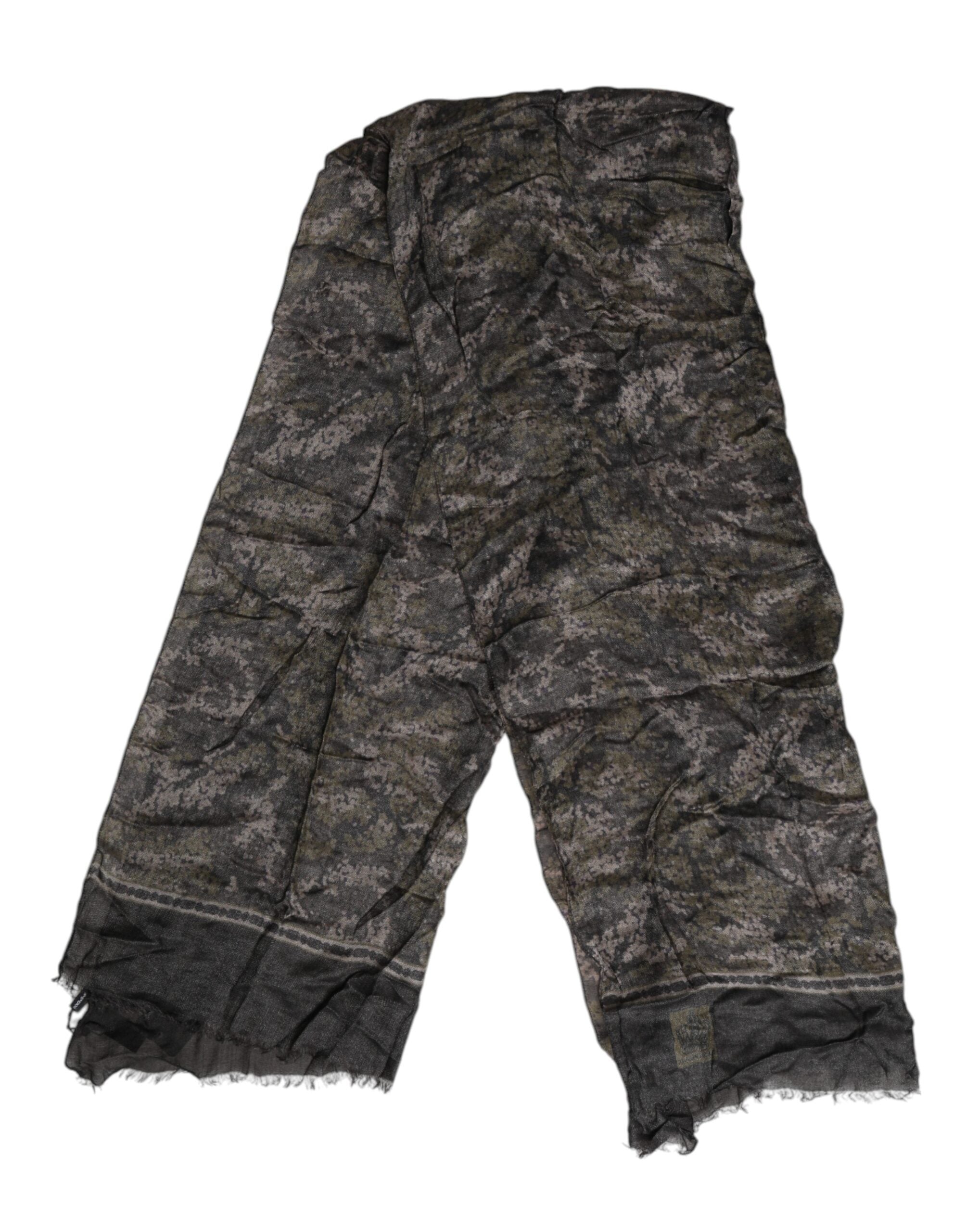 Dolce &amp; Gabbana – Halswärmer mit Camouflage-Muster, Foulard-Schal