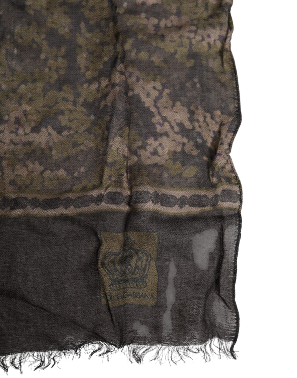Dolce &amp; Gabbana – Halswärmer mit Camouflage-Muster, Foulard-Schal