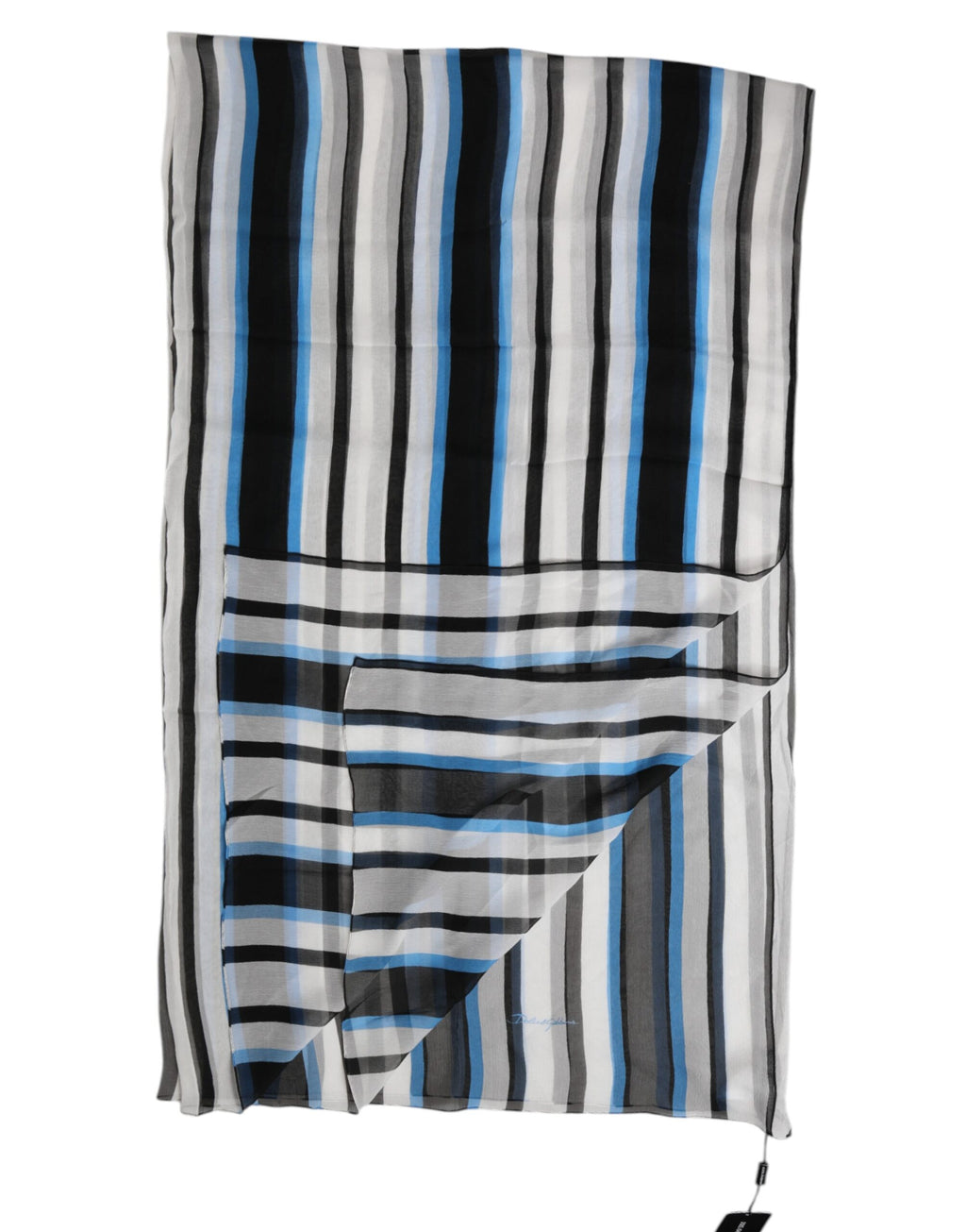 Foulard cache-cou à rayures multicolores Dolce &amp; Gabbana