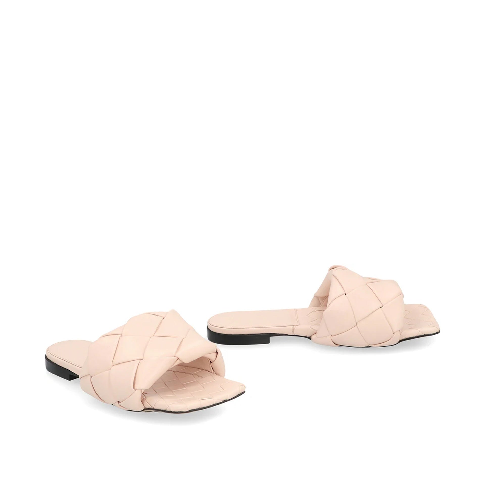 Bottega Veneta  Lido Leather Flat Sandals