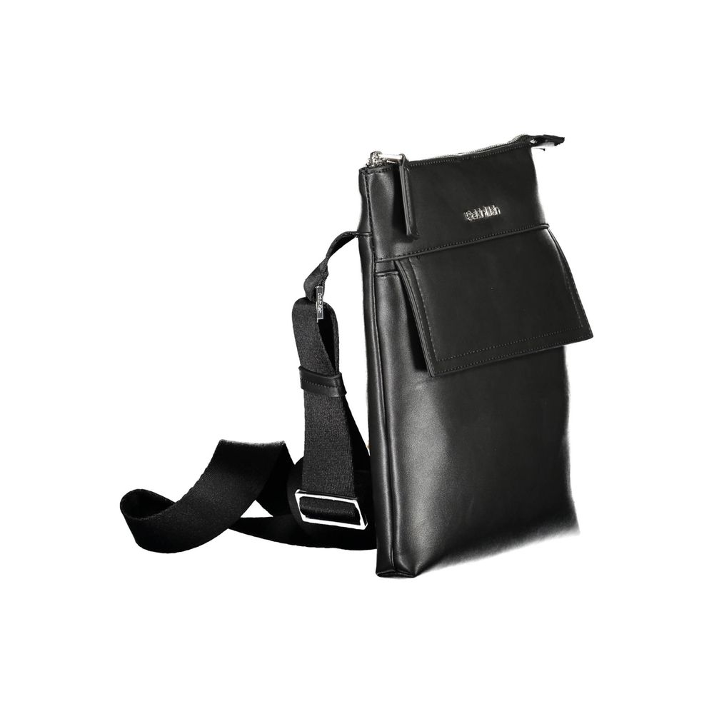 Sac à bandoulière en polyester noir Calvin Klein