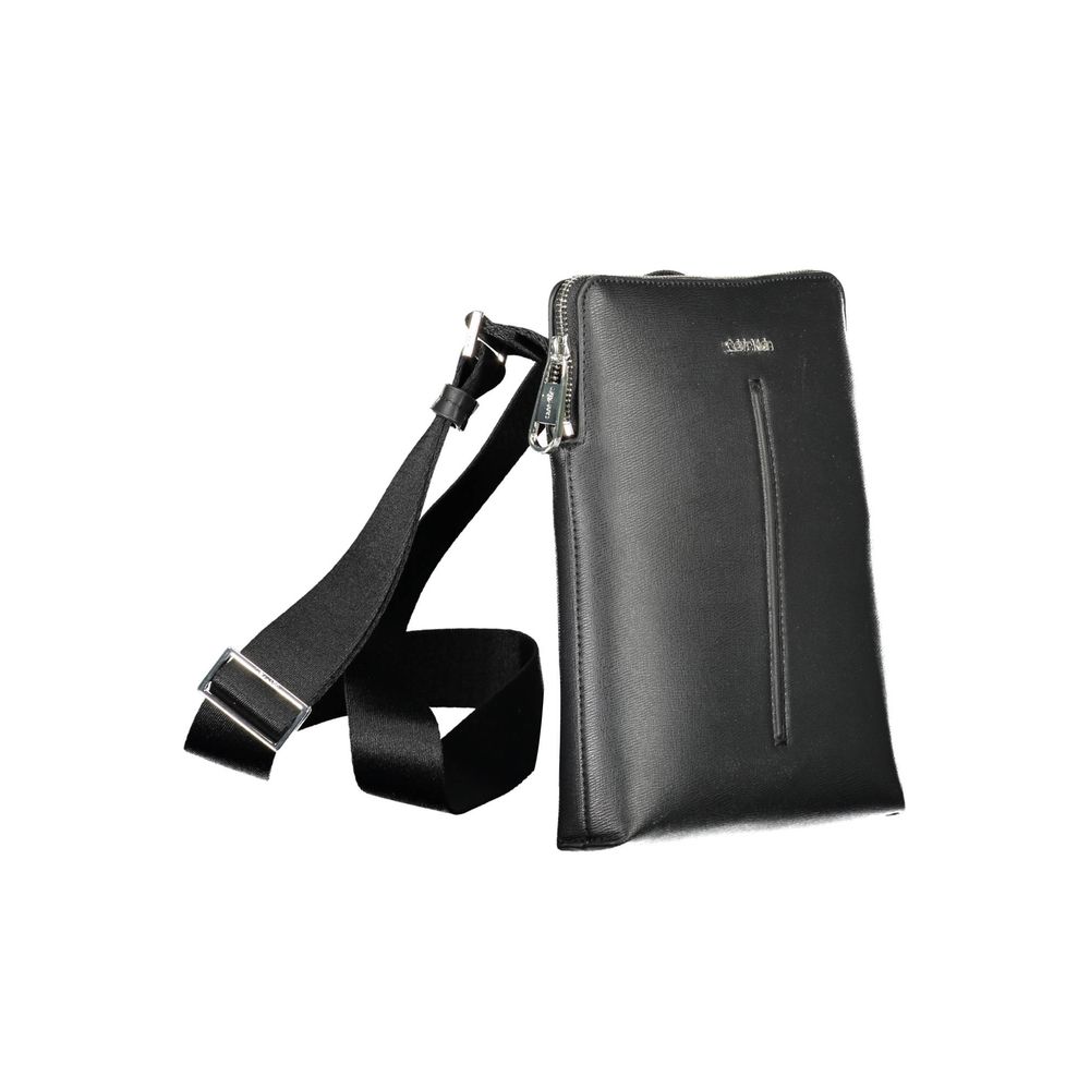 Sac à bandoulière en polyester noir Calvin Klein