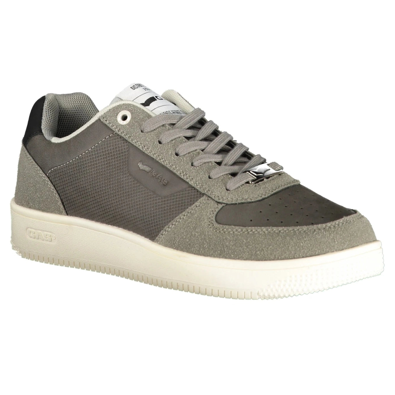 Men’s Grey Sports Shoes with Laces and Removable Footbed