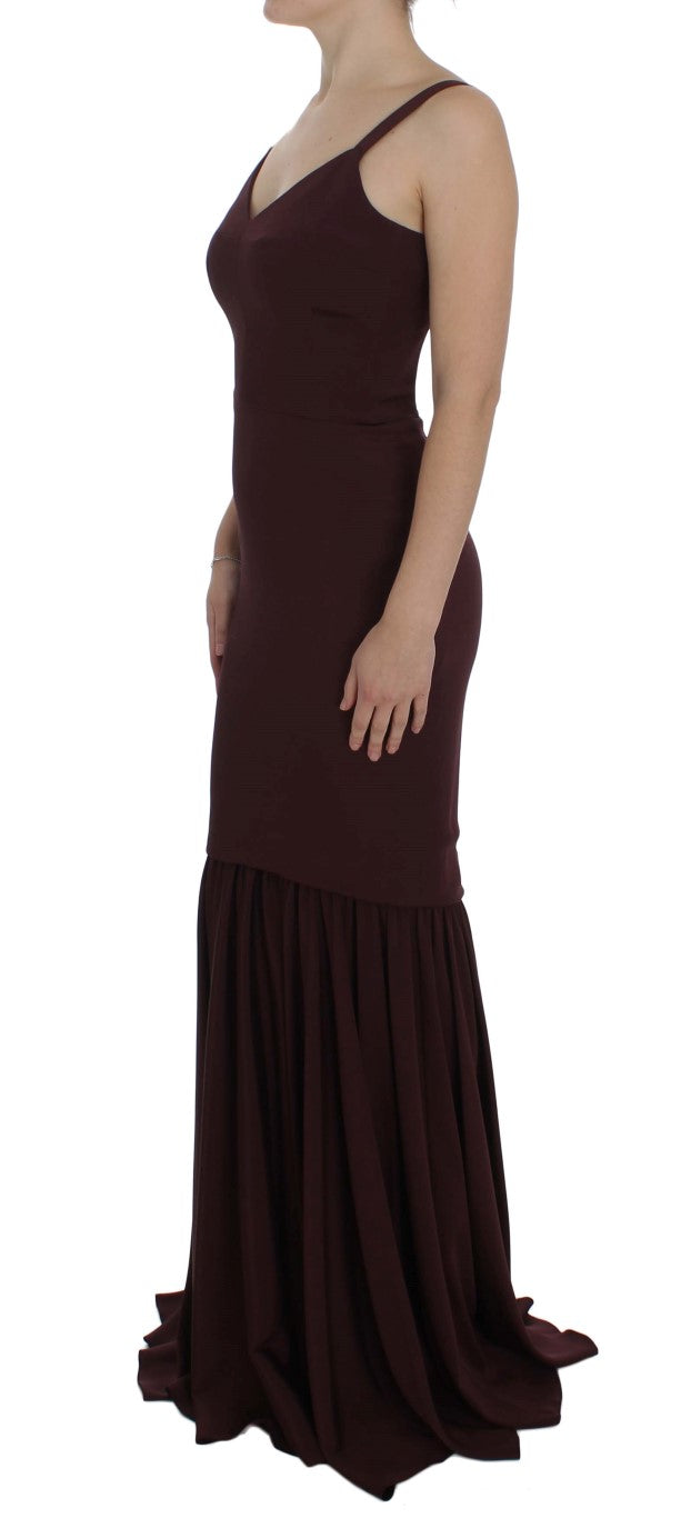 Dolce &amp; Gabbana Elegantes Bordeaux Etuikleid