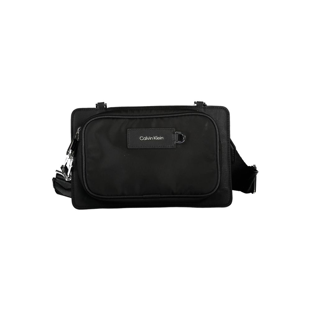 Sac à bandoulière en polyester noir Calvin Klein