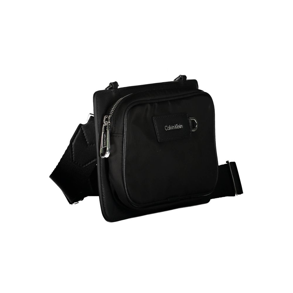 Sac à bandoulière en polyester noir Calvin Klein
