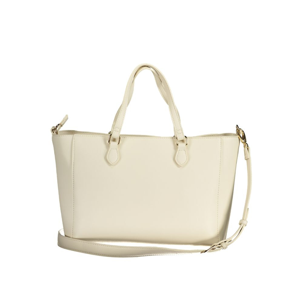 Mario Valentino – Weiße Handtasche aus Polyethylen