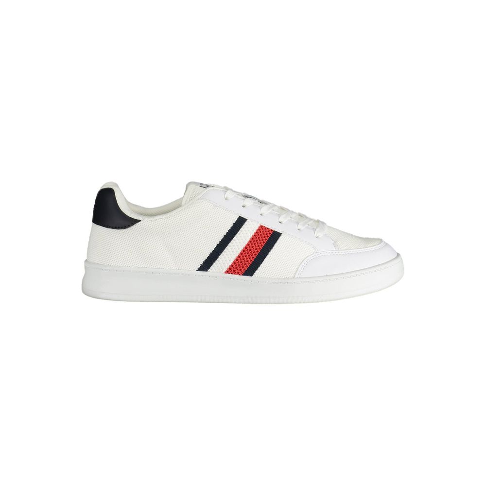 Baskets blanches en polyester Tommy Hilfiger