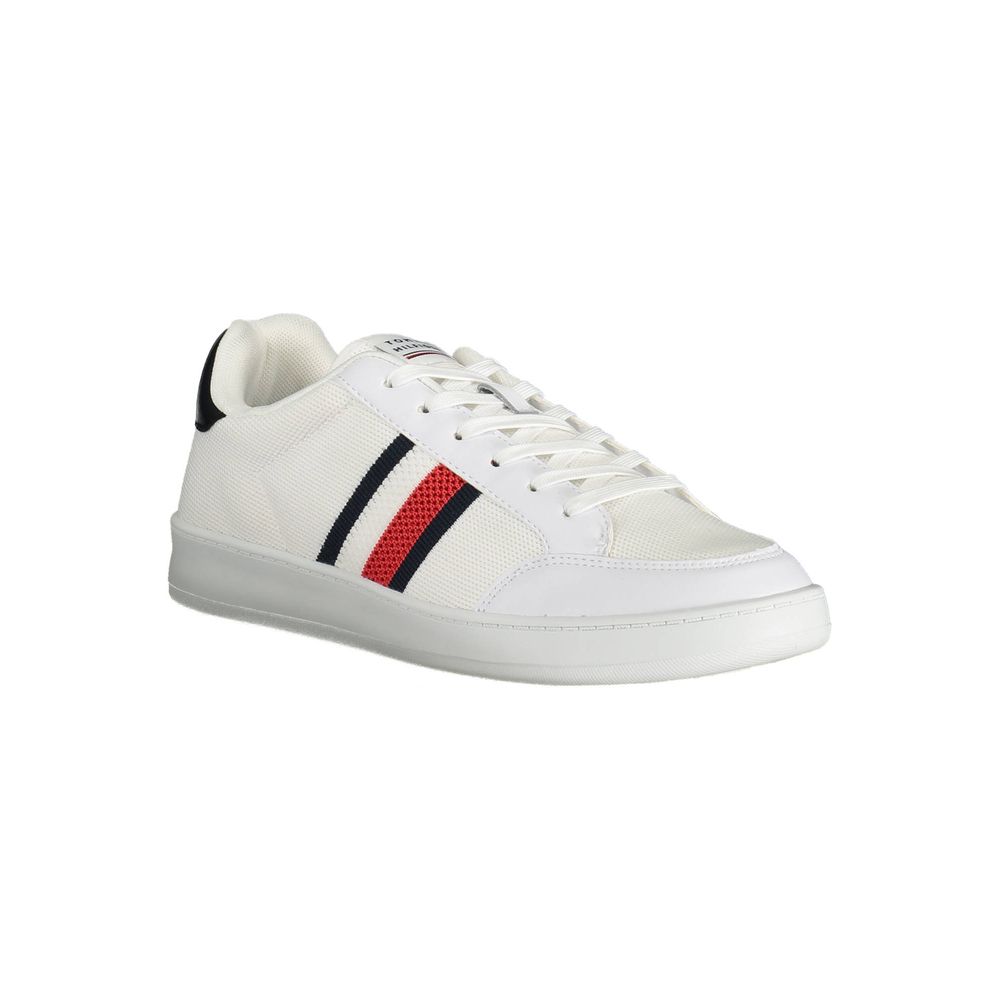 Baskets blanches en polyester Tommy Hilfiger